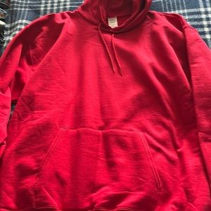A red Hoodie